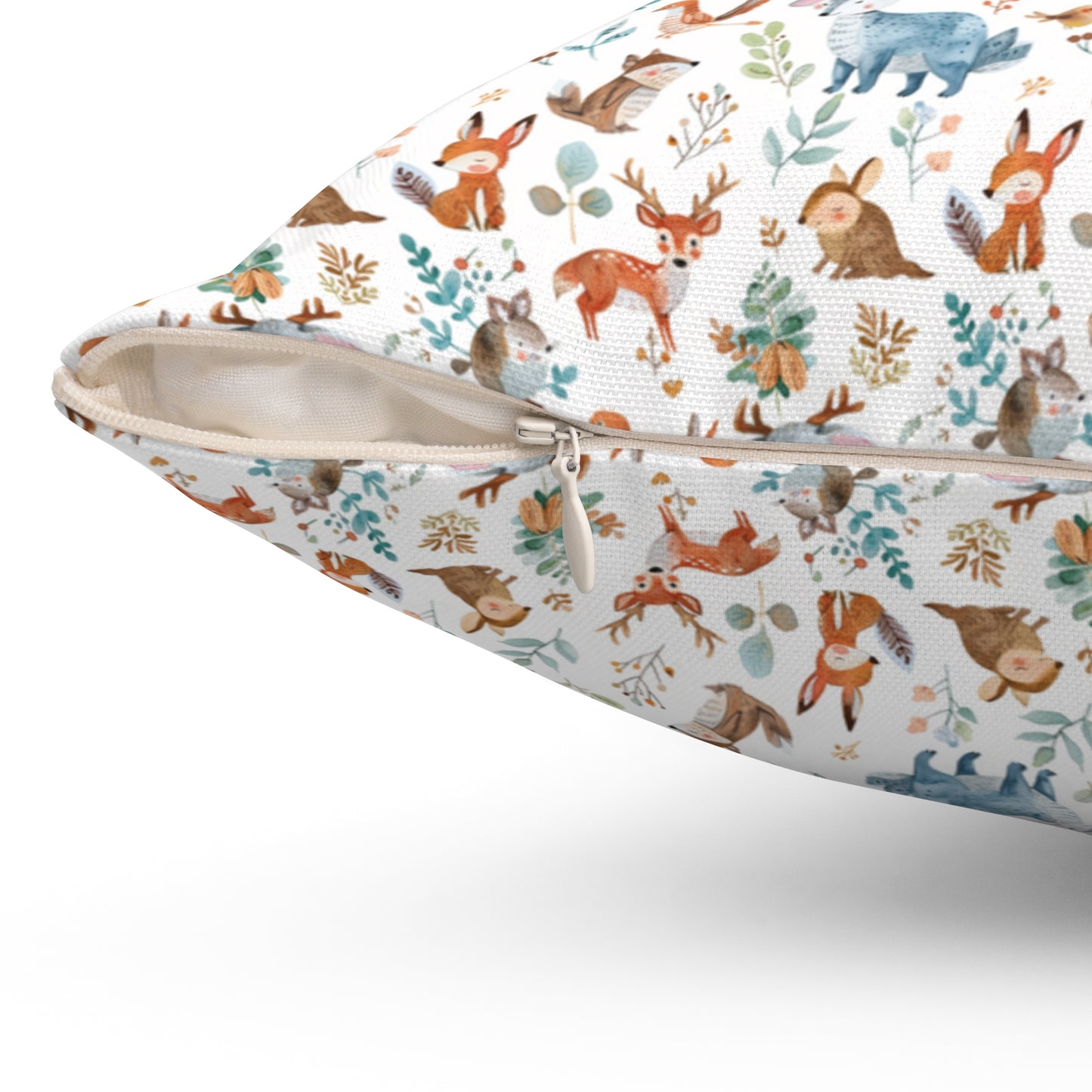 Woodland Animal Rug for Nursery Room Rug for Kids Room Rug Woodland