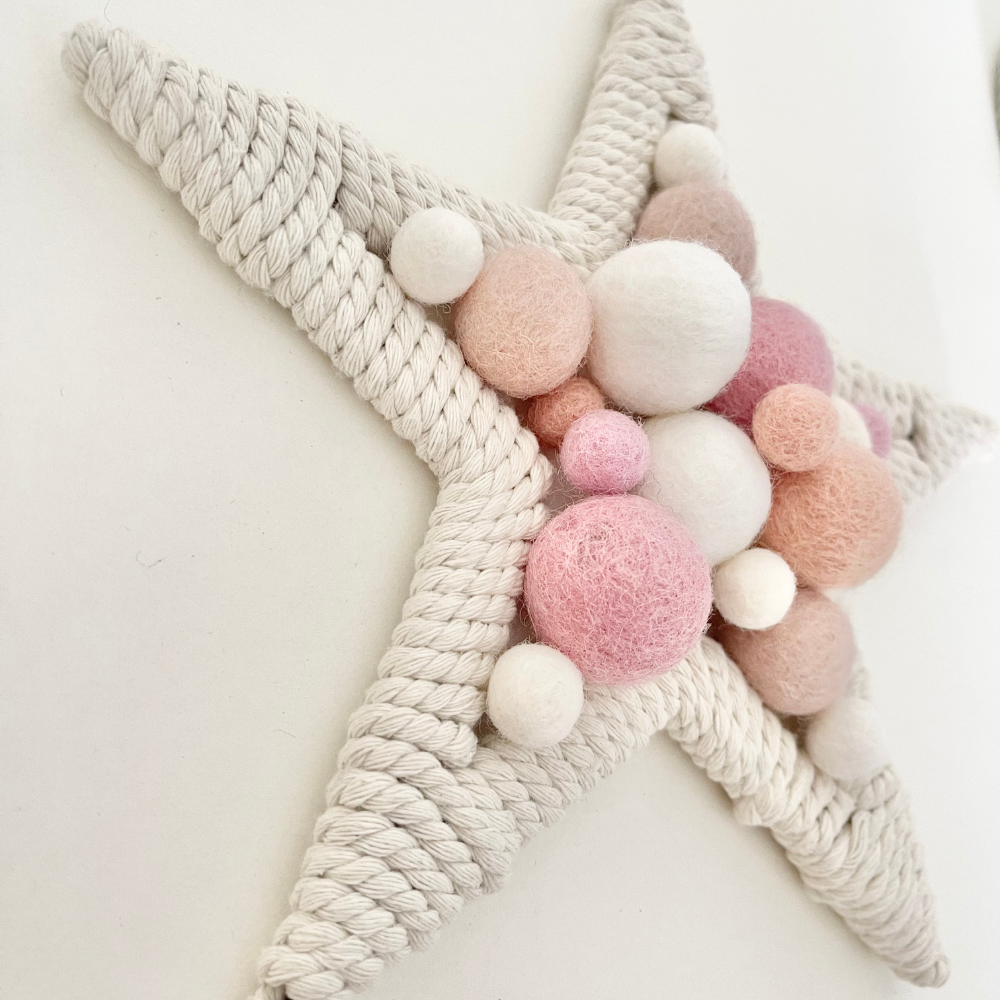 Green and blue star wall hanging boy nursery decor kids wall art baby boy gift idea